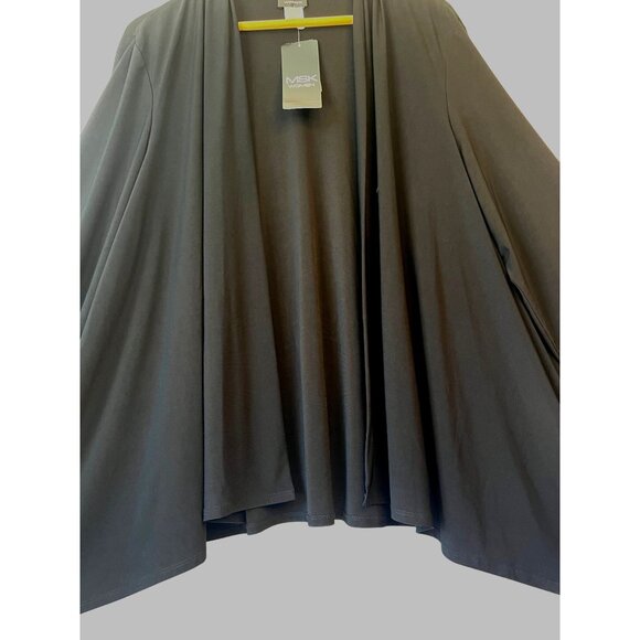 MSK Women’s Black Open Front Cardigan Jacket 3X 95% Polyester 5% Spandex NWT - Picture 6 of 14